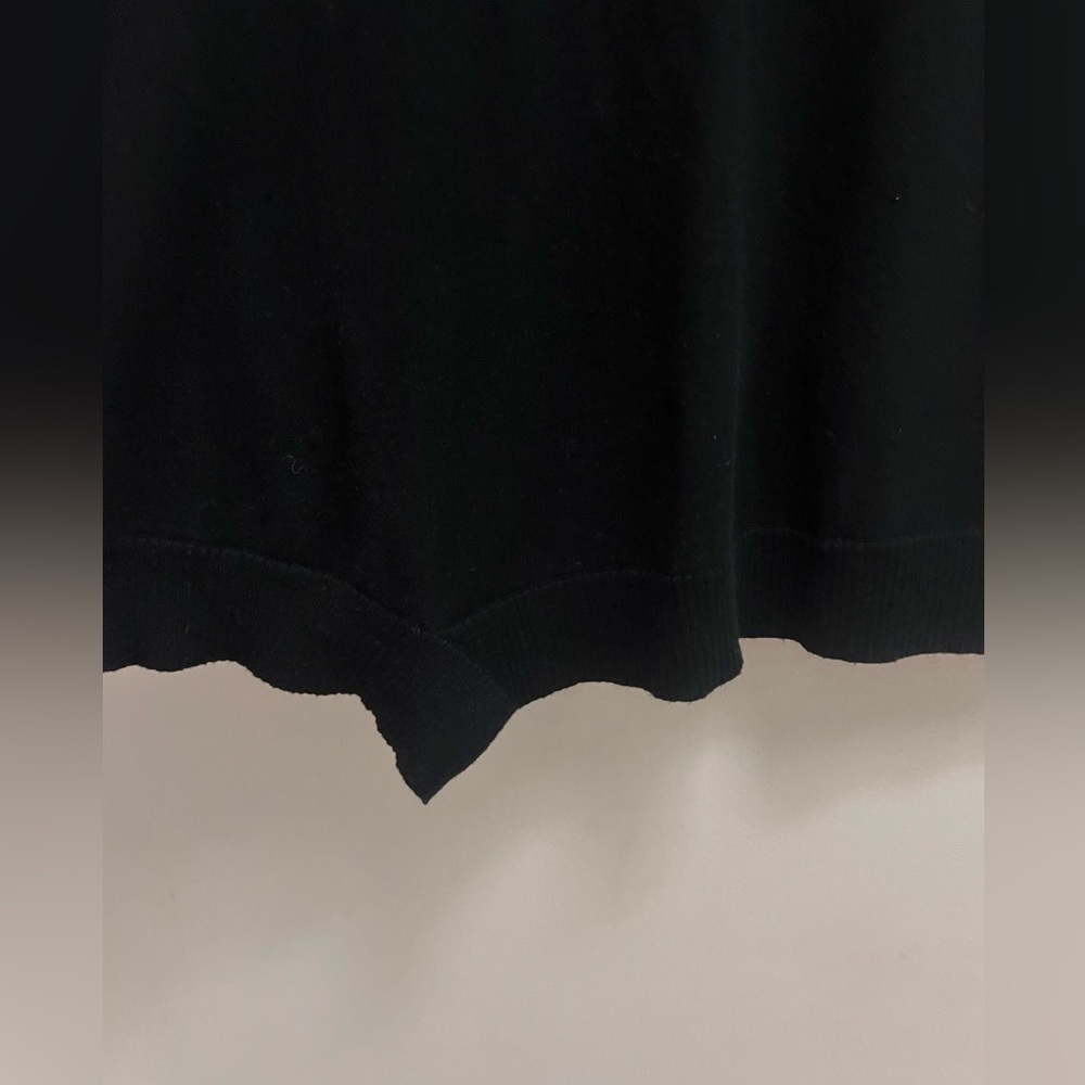 WILT Women’s Black Long Sleeve Oversized Crewneck Sweater - size Medium - Picture 5 of 12